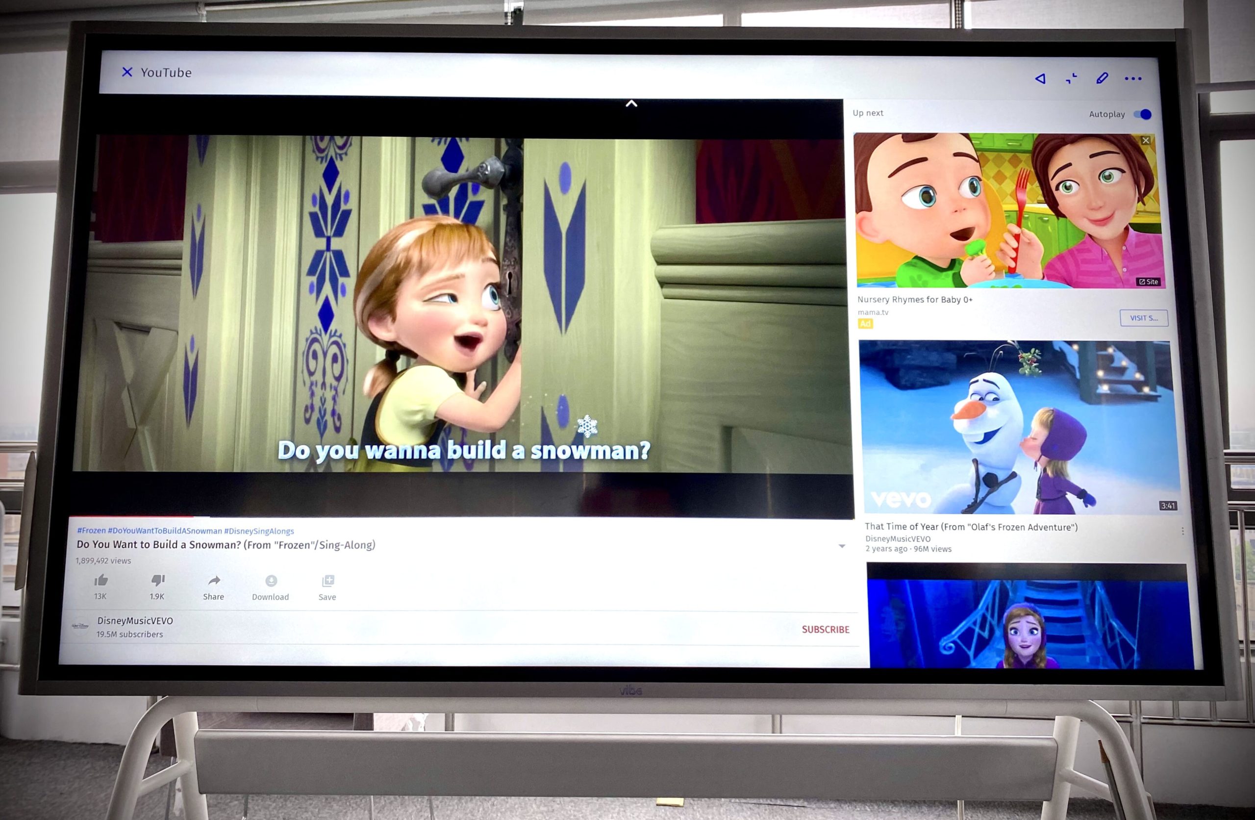 With its large library of app integrations, Vibe is a great smart board for kids.